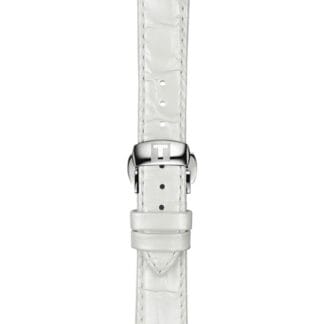 Tissot ranneke, 16 mm, valkoinen nahka, T852036795