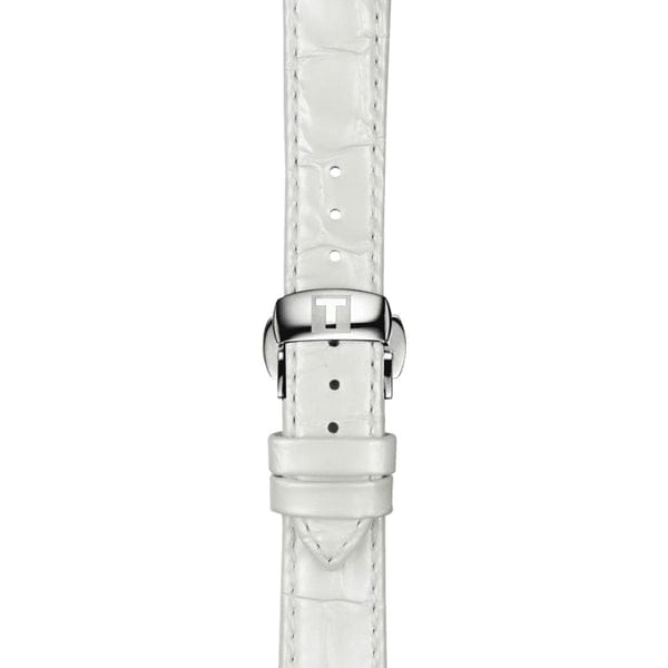 Tissot ranneke, 16 mm, valkoinen nahka, T852036795