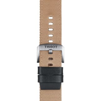 Tissot ranneke, 22 mm, beige kangas, T852046752