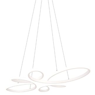 Trio Fly LED riippuvalaisin 83 cm 4000K mattavalkoinen
