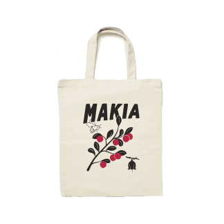 Makia Lingon kangaskassi - Naiset - Valkoinen