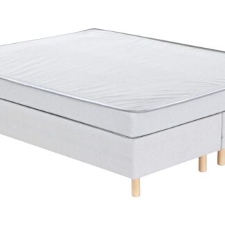 Unia Arki jenkkisänky 160x200 cm ilman pp, lv koivu jalat, beige Altea