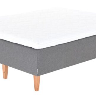 Unia Ergo runkopatjasänky 160 cm harmaa, Unia Muoto pp, jalat 23 cm