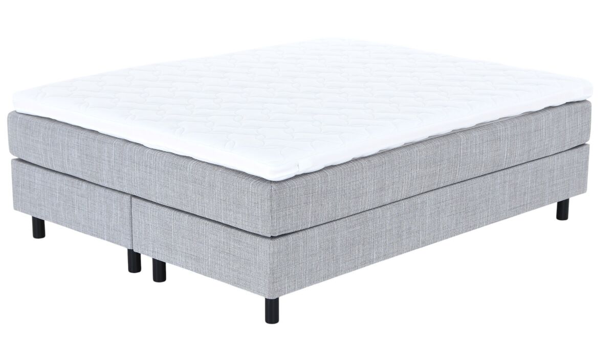 Unia Hopea jenkkisänky L 160x200 harmaa, pronssi 8cm 14cm musta jalka