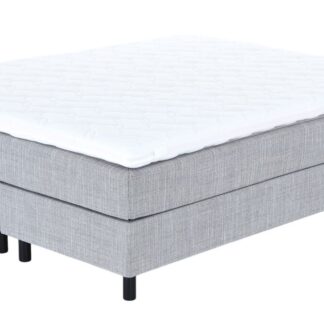 Unia Hopea jenkkisänky M 160x200 harmaa, muoto pp, 14cm musta jalka