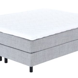 Unia Hopea jenkkisänky M 160x200 harmaa, relax 7cm, 14cm musta jalka