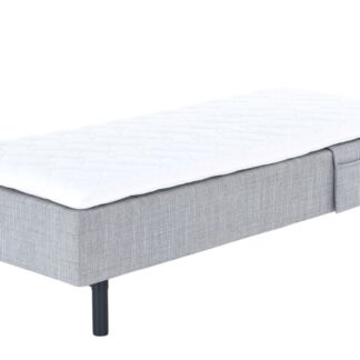 Unia Hopea moottorisänky L 90x200 harmaa, pronssi 8cm, 18cm musta jalka