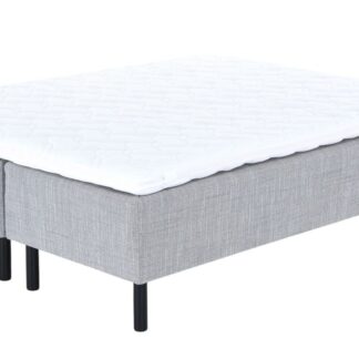 Unia Hopea runkopatjasänky XL 180x200 harmaa, muoto pp, 23cm musta jalka
