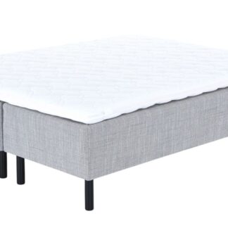 Unia Hopea runkopatjasänky L 160x200 harmaa, muoto pp, 23cm musta jalka