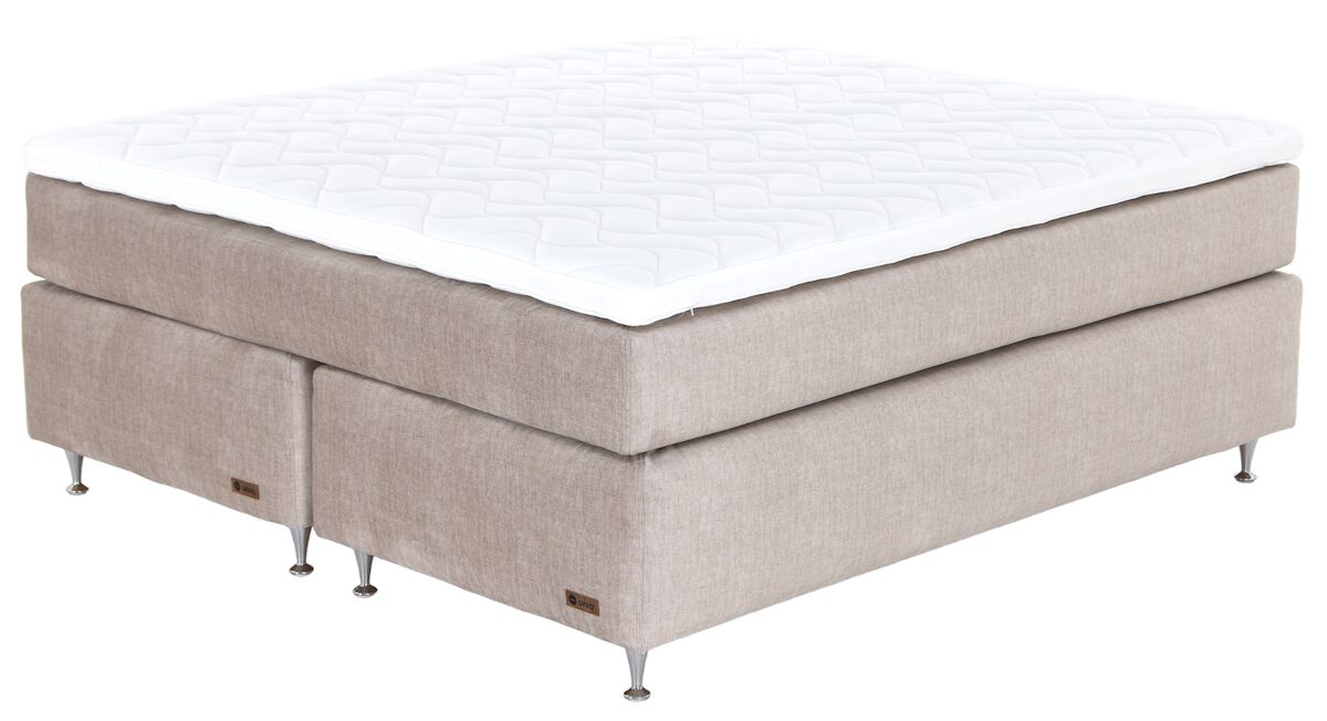 Unia Platina jenkkisänky 160 L/XL Stylex, shampanja jalat, beige Vogue 02