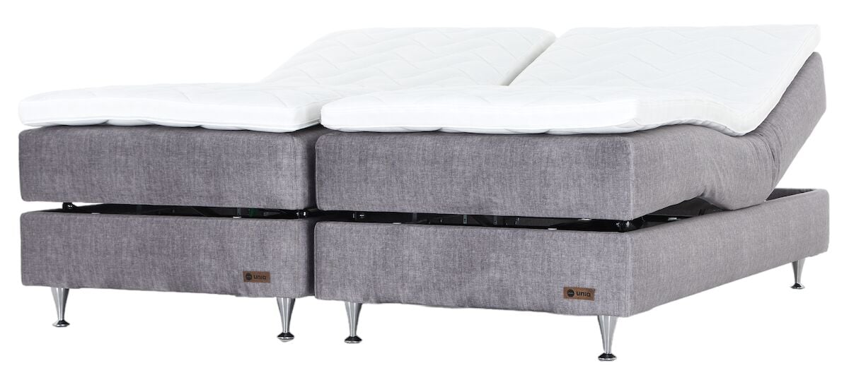 Unia Platina moottorisänky 160 XL ergo, shampanja jalat, harmaa Vogue 14