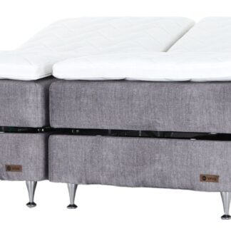 Unia Platina moottorisänky 160 L/XL Stylex, shampanja jalat, harmaa Vogue