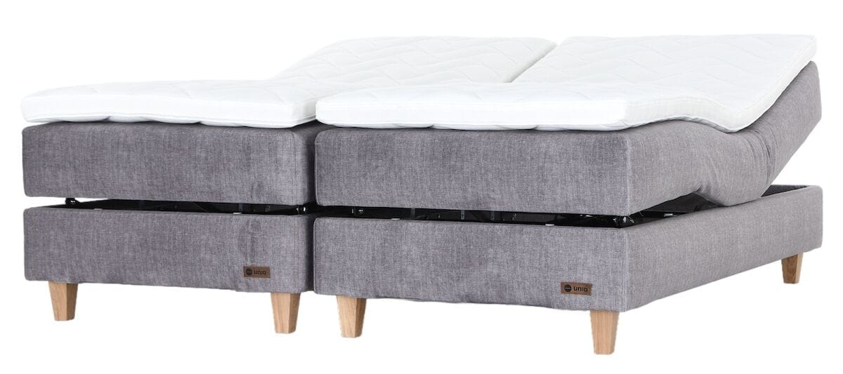 Unia Platina moottorisänky 160 M/XL Stylex, tammi jalat, harmaa Vogue 14