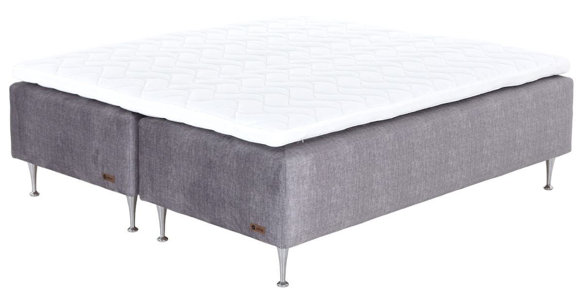 Unia Platina runkopatjasänky 180 L Stylex, shampanja jalat, harmaa Vogue 14