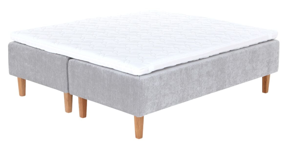 Unia Premium runkopatjasänky M 160x200 Hopea, 900 stylex pp, Tammi kartio 23cm