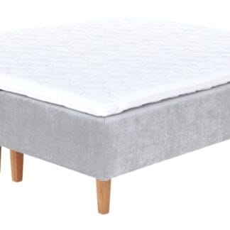 Unia Premium runkopatjasänky L 160x200 Hopea, Pronssi 8cm, Tammi kartio 23cm