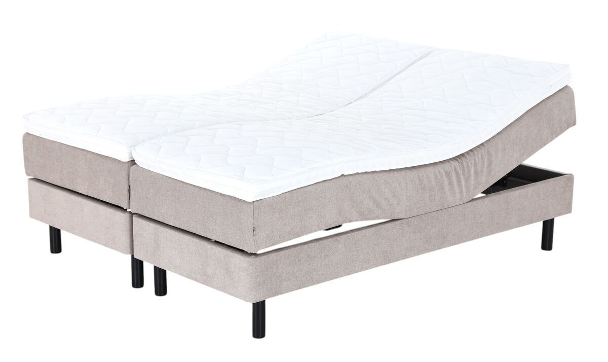 Unia Kulta moottorisänky 180x200 L/XL beige, Unia Pronssi 5cm, Pyöreä mus
