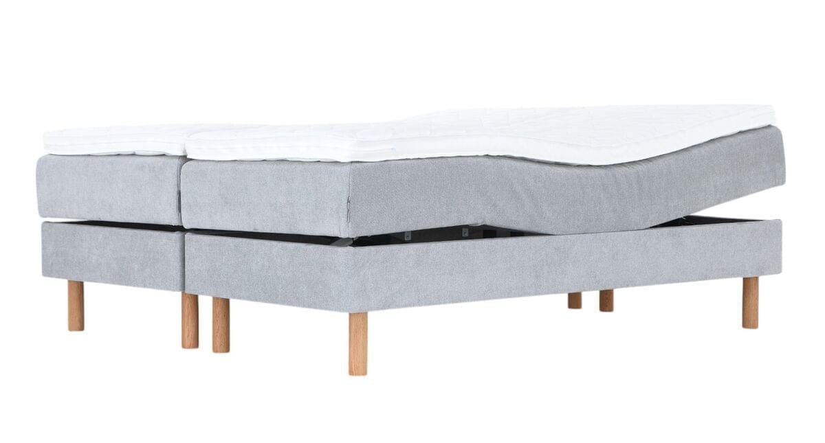 Unia Kulta moottorisänky 160x200 L/XL v.harmaa, Unia muoto 9cm, Pyöreä öl