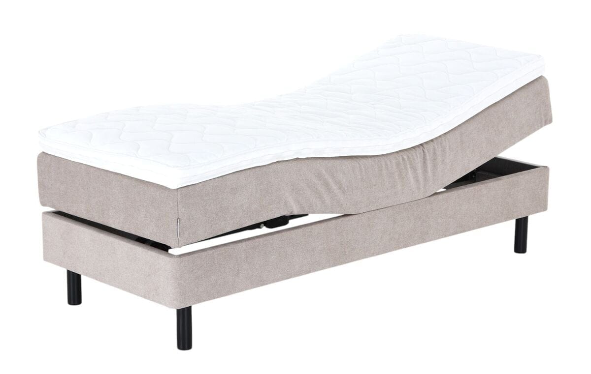 Unia Kulta moottorisänky 80x200 XL beige, Unia Pronssi 5cm, Pyöreä musta