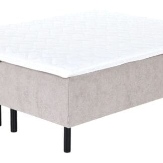 Unia Kulta runkopatjasänky 160x200 XL beige, Unia relax 7cm, Pyöreä musta 23cm