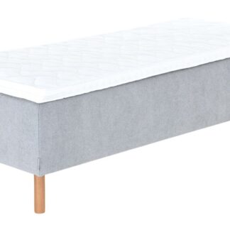 Unia Kulta runkopatjasänky 90x210 L,Unia relax,tammi jaloilla,v.harmaa