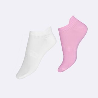 Nanso SPORT SNEAKER sukat, 2 paria - vaaleanpunainen-valkoinen