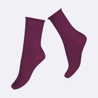 Nanso COTTON COMFORT CUFF nilkkasukat - violetti