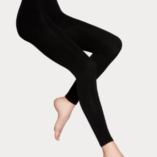 Nanso SILKY COTTON leggingsit - musta