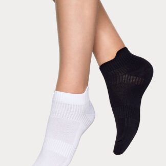 Nanso SPORT SNEAKER sukat, 2 paria - musta/valkoinen