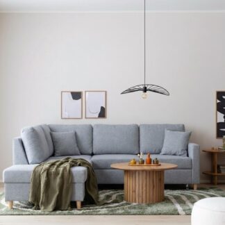 Aada avokulmavuodesohva vasen vaaleanharmaa Hygge 80