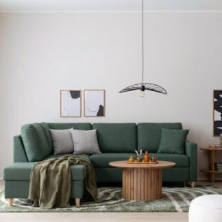 Aada avokulmavuodesohva vasen vihreä Hygge 37