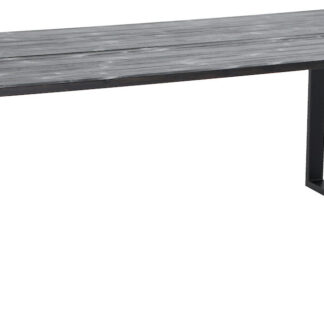Honka terassilankkupöytä metallijaloilla 180x90 musta/musta