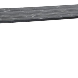 Honka lankkupöytä metallijaloilla 220x90 musta/valkoinen