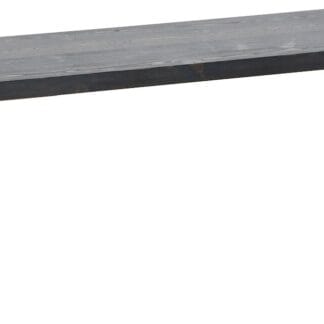 Honka penkki 115x35 cm metallijalalla musta/valkoinen