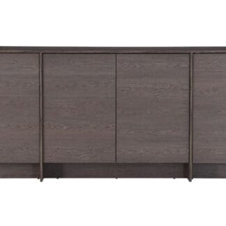 Japandi senkki 200x38x90 cm tummanruskea