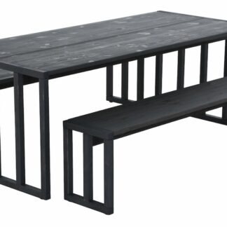 Kioto 6-hengen ruokailuryhmä musta