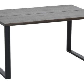 Manner tammi lankkupöytä 140x90 cm savutammi/musta