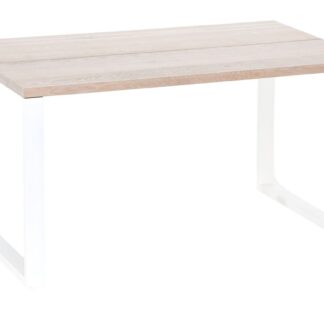 Manner tammi lankkupöytä 160x90 cm valkolakattu tammi/valkoinen