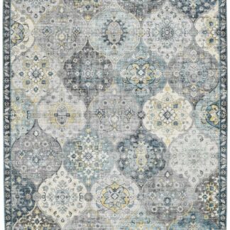 Mirage matto 160x230 cm harmaa/turkoosi