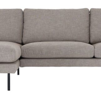 Scandic Copenhagen divaanisohva vasen beige Verdon 416, mustat jalat