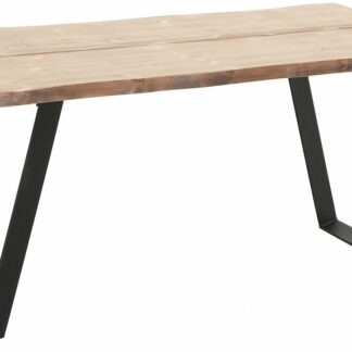 Triangel lankkupöytä 150x88 cm antiikkipetsattu/musta