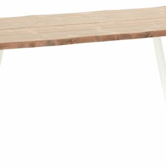 Triangel lankkupöytä 200x88 cm antiikkipetsattu/valkoinen