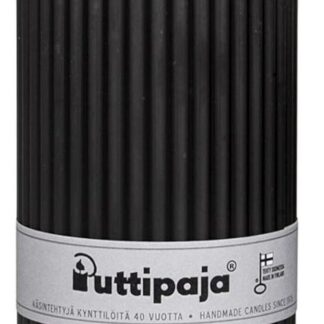 Puttipaja Vekkikynttilä 12 cm musta