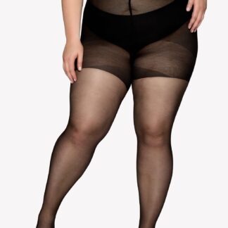 Nanso CURVY 20 den sukkahousut - musta