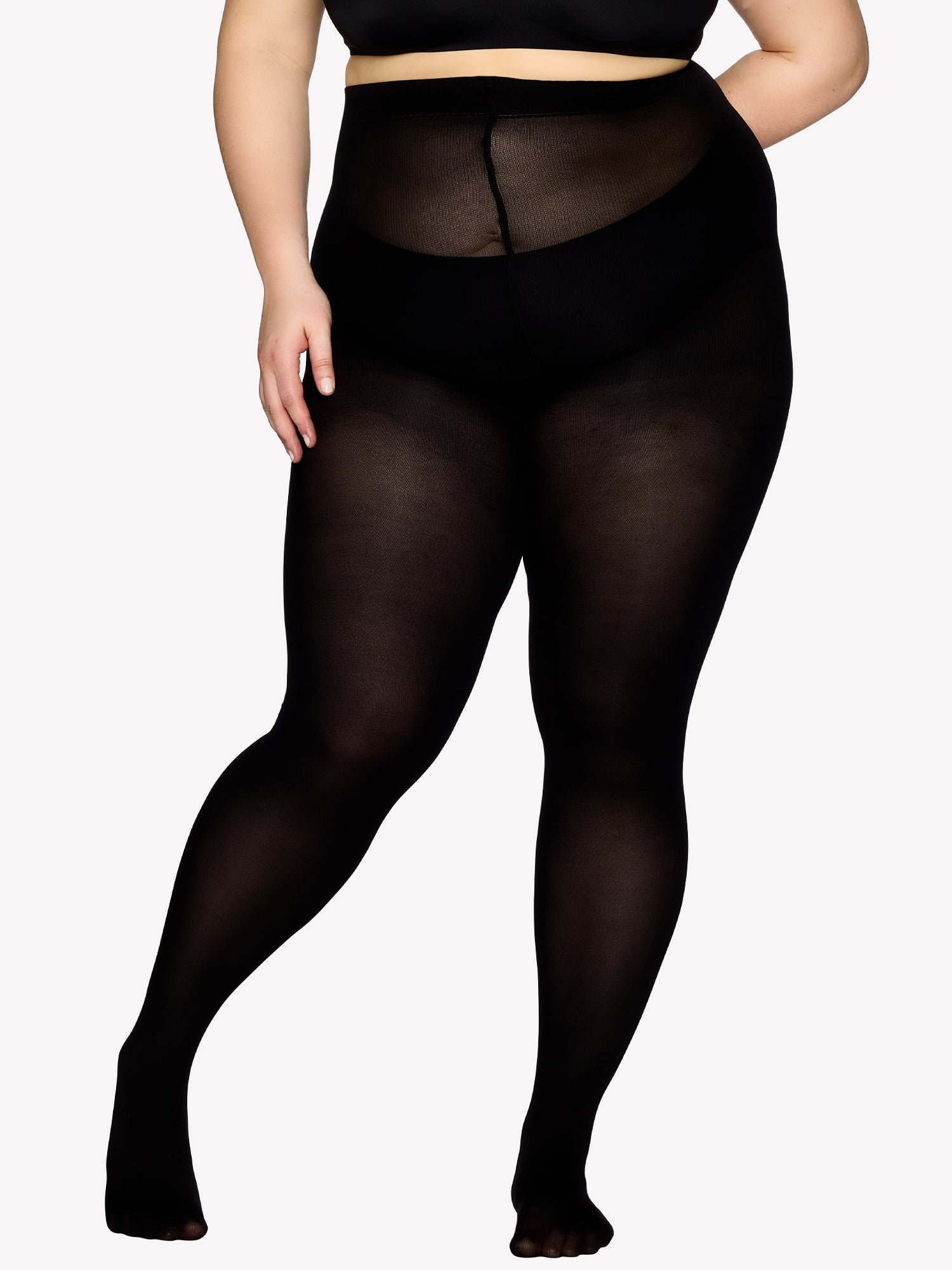 Nanso CURVY 60 den sukkahousut - musta