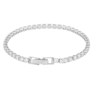 Snö Of Sweden Siri Stone Bracelet - Silver/Clear