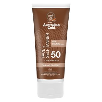 Australian Gold Face+ Self Tanner SPF50 88ml