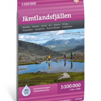 Calazo Jämtlandsfjällen 1:100 000 retkeilykartta, ulkomaat