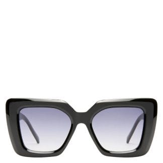 Le Specs Unimaginable Black With Smoke Gradient Lens
