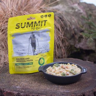 Summit To Eat Salmon And Broccoli Pasta retkiruoka